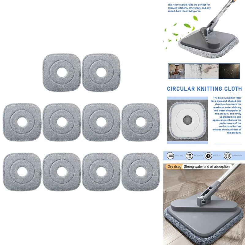 Моющаяся ткань для швабры Joybos швабра с автоматическим разделением вращающаяся