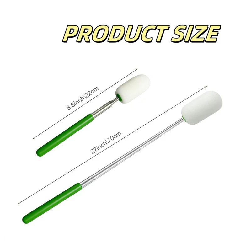 2 шт. телескопическая губка на палочке держатель для губки керамической