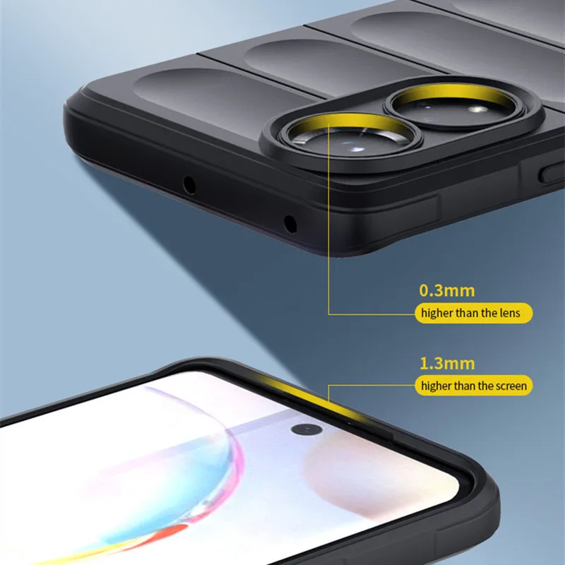 For Honor 50 Cover Honor 50 Case 6.57 inch Rubber Shockproof Soft Silicone Protective Bumper For Honor 70 50 Lite Nova 8i 9 Pro