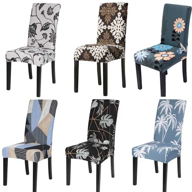 

Vintage Floral Flower Pattern Print Fashion Chair Covers Dresser Ornament Living Room Accessories and Tools Chair Cover Covers