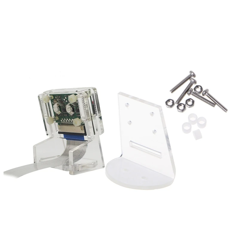 

2 Set Acrylic Holder Camera Mount Bracket, 1 Set For Raspberry Pi 3B+ / 3B / 2B & 1 Set For Raspberry Pi OV5647