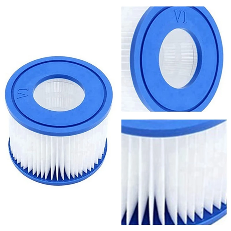 

Swimming Pool Replacement Filter Elements VI Inflatable Filter Elements For Bestway VI Lay-Z-Spa Miami