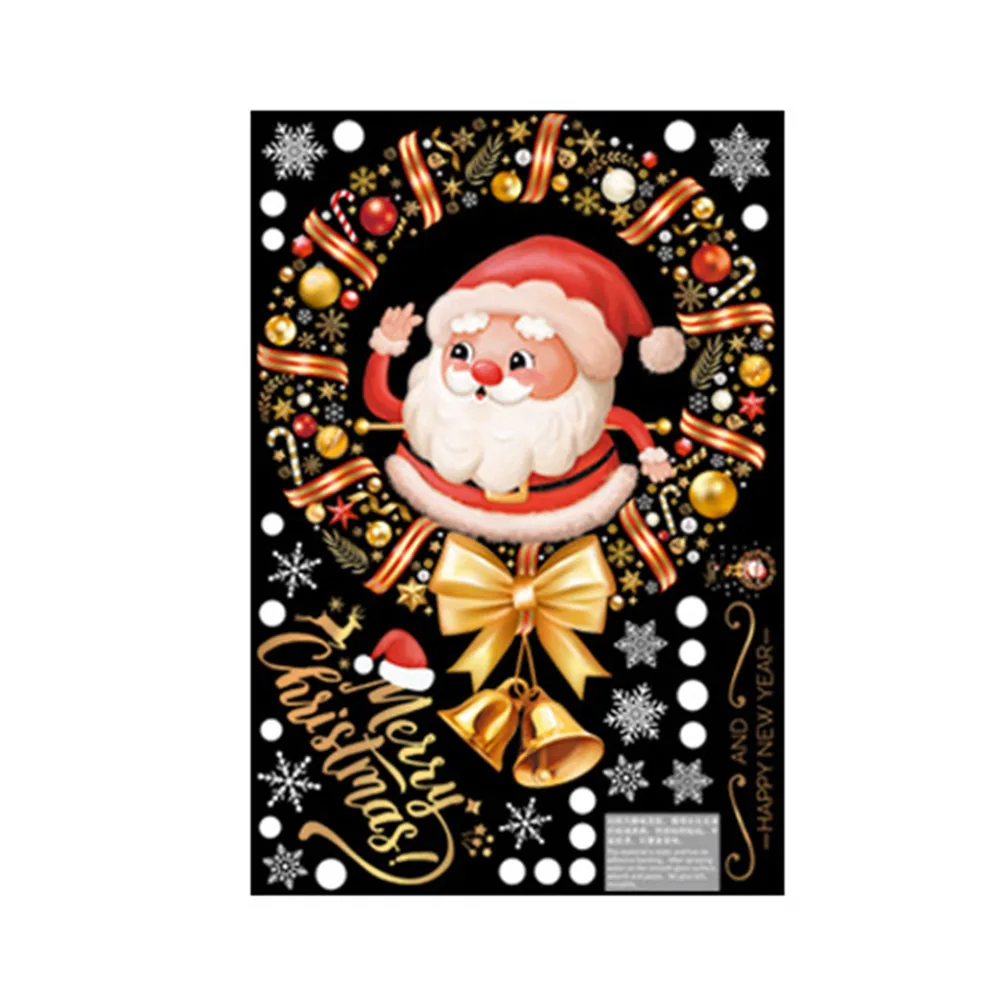 

1pc Christmas Window Stickers Wall Ornaments Christmas Pendant Merry Christmas For Home Decor New Year Stickers 2024