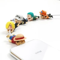 one piece anime universal protective cover for data cable apple android charger iphone anti breaking gift for boys and girls