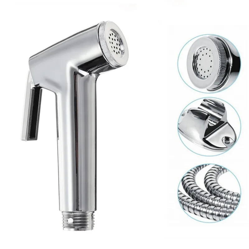 

Self Clean Handheld Bathroom Bidet Shower Head Faucet Spray Gun ABS Plastic Sprayer Shower Head Toilet Spray for Bathroom Tools