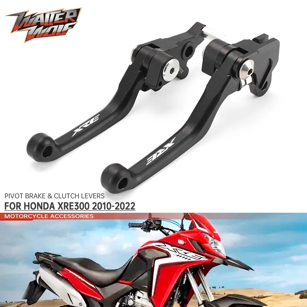 

XRE300 Pivot Brake Clutch Levers For HONDA XRE 300 2010-2022 Motorcycle Accessories Dirt Bike Aluminum Handles Lever LOGO CNC