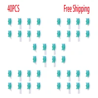 40pcs hx6014 for philps diamond cleanflexcareflexcare healthy whiteeasy cleanproresultsonicare r710rs930 toothbrush heads