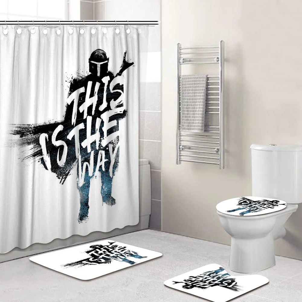 Занавеска для душа с 3D эффектом водонепроницаемая шторка ванной