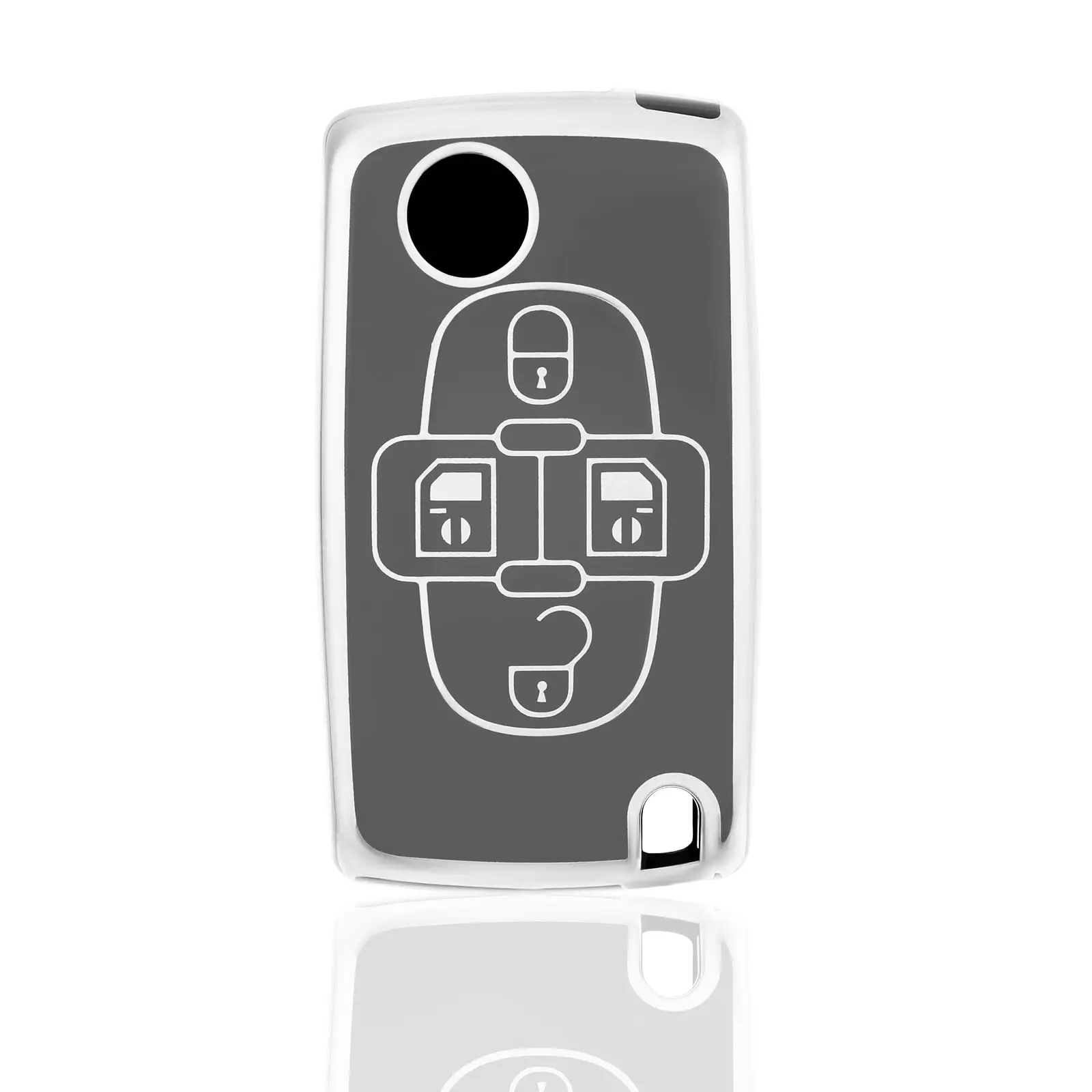 

Чехол для ключа автомобиля для Peugeot 807 1007 Citroen C8 Fiat Ulysse, чехол для ключа автомобиля, защитный корпус, 5 цветов