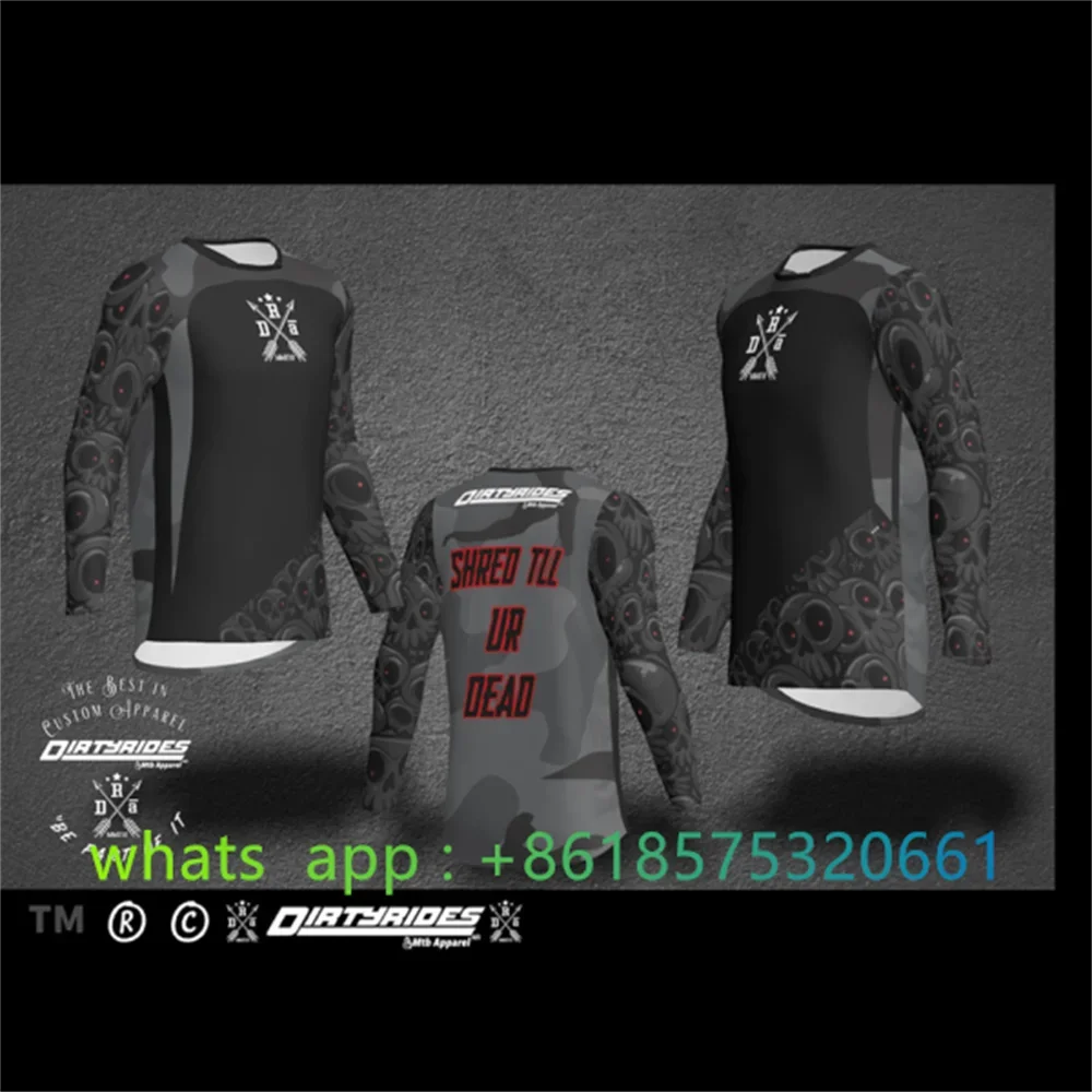 Мужская Трикотажная быстросохнущая рубашка для езды на велосипеде