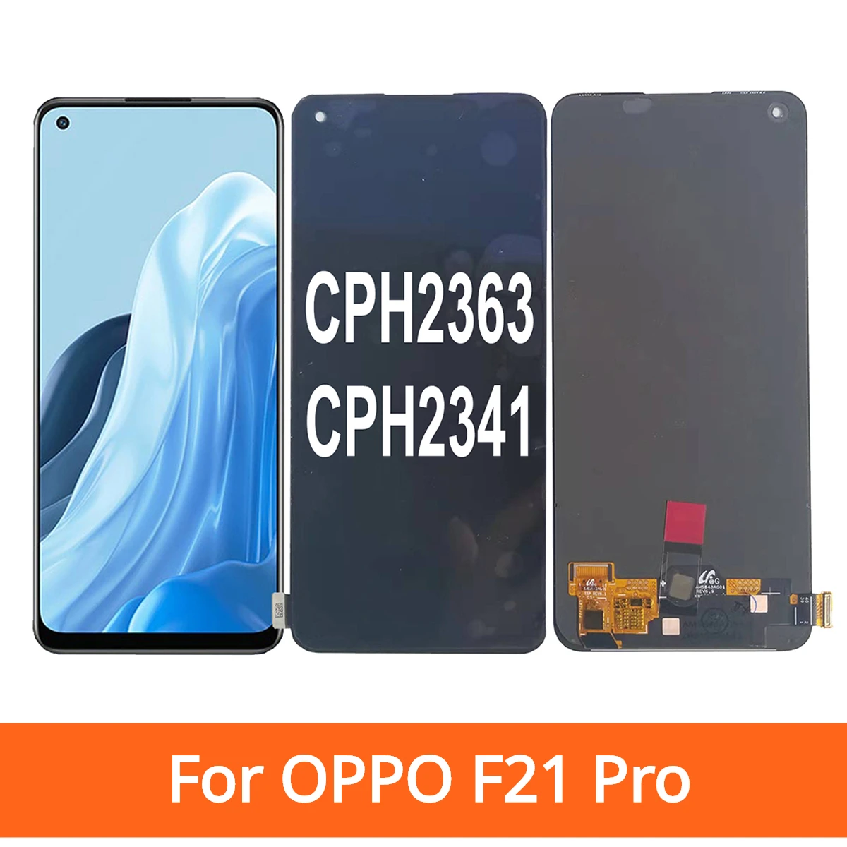 

AMOLED Оригинальный дисплей 6,43 дюйма для OPPO F21 Pro CPH2363 CPH2461 LCD F21s Pro 5G CPH2341