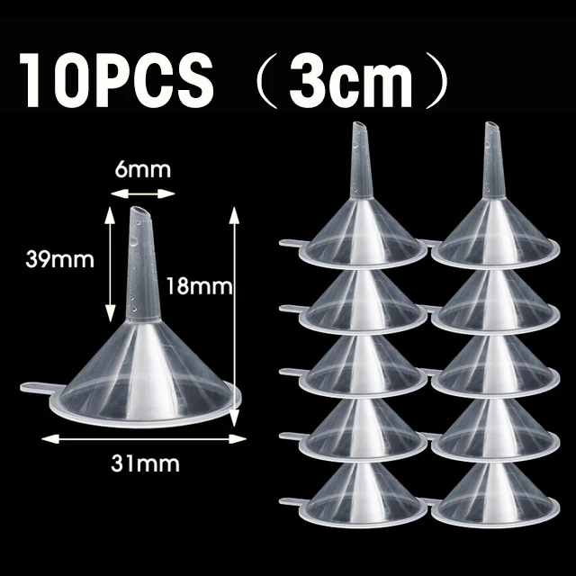 

Прозрачные мини пластиковые воронки 5/10/20 шт