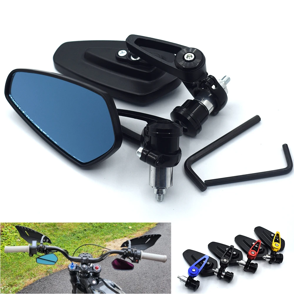 

Universal Motorcycle 7/8" 22mm Handlebar Aluminum Rear View Mirrors For YAMAHA YZF R1 R6 R6S YZF-R15 FZ1 FAZER FZ6 FZ6R FZ8 XJ6