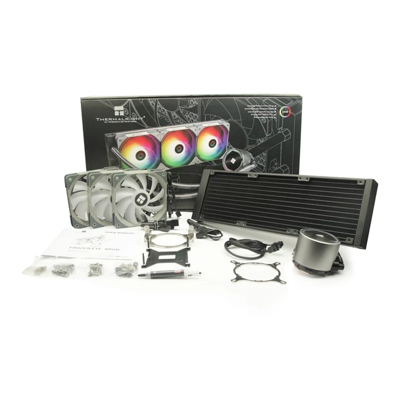 

Thermalright AIO CPU Cooler Intel 115X 2011 AM4 AM3 With Metal Block CPU Water Cooled Radiator Metal Cooler Frozen EYE 360ARGB