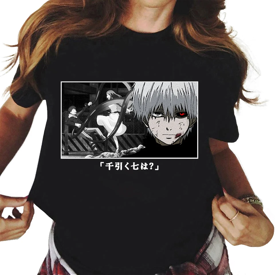 

Tokyo Ghoul T Shirt Men Kawaii Harajuku Manga Graphic Tees Anime T-shirt Unisex Summer Tops Tshirt Male