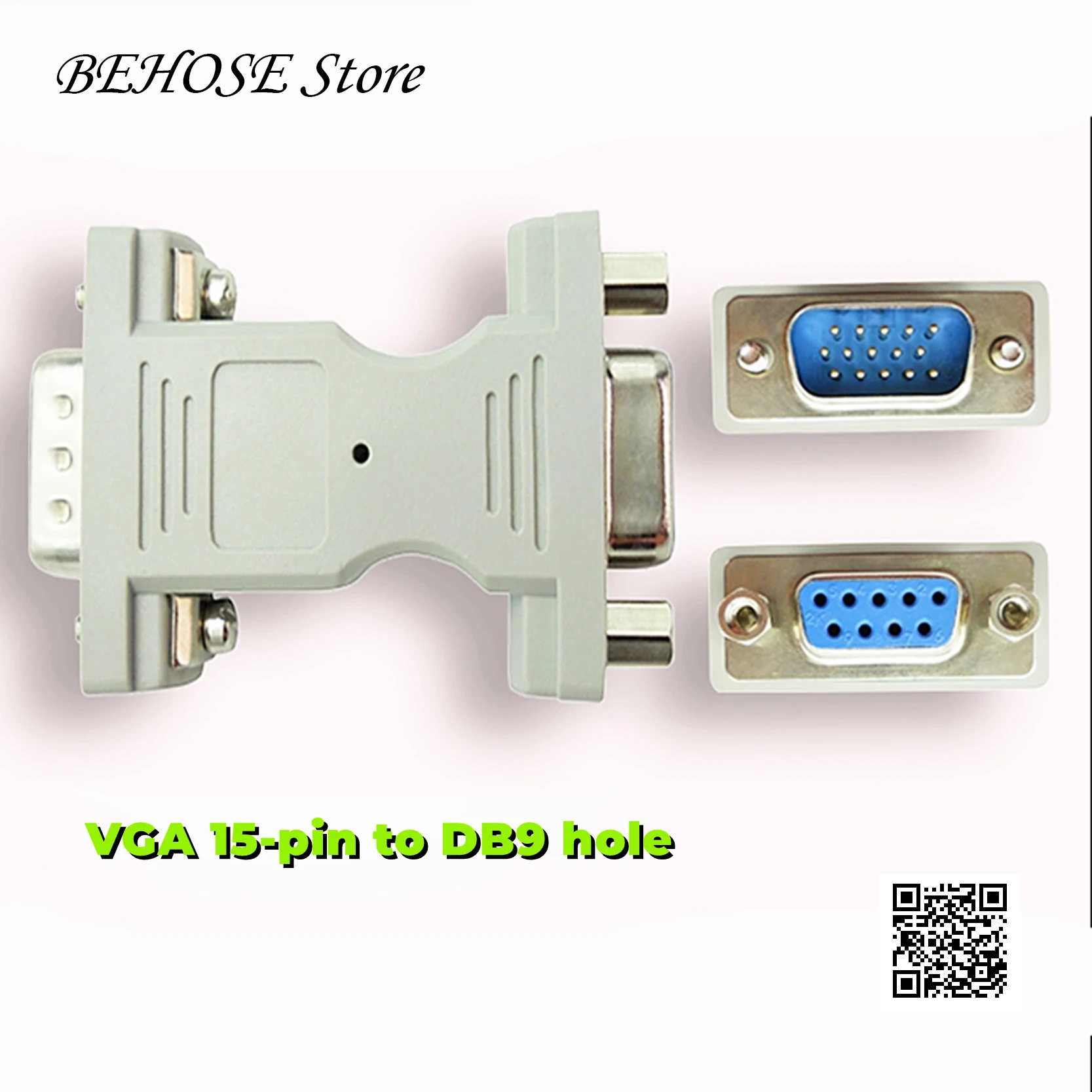 Adattatore per fori DB9 VGA Revolution connettore per porta seriale da 15 Pin a 9 core cavo dati di comunicazione RS232 Bus di rivoluzione