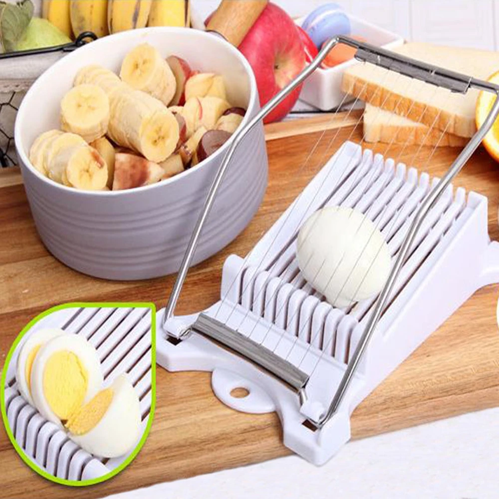 

Cooking Egg Banana Home Lunch Meat Wire Cutting Tool Luncheon Meat Slicer Ham Cutter Manual Slicer Kitchen Gadgets