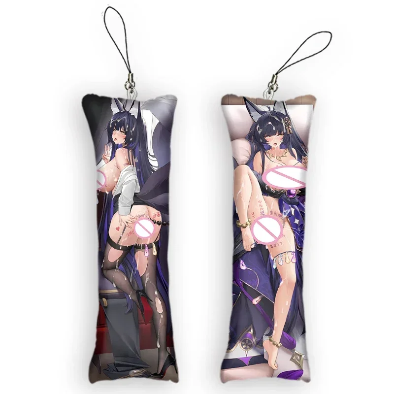 Azur Lane Musashi Dakimakura мини-брелок для косплея с мультяшным кулоном и принтом милый