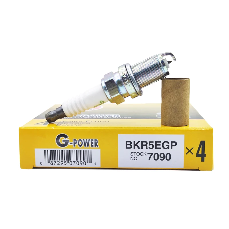 

4pcs BKR5EGP 7090 G-Power Platinum Spark Plug Fit For Toyota Bentley Hyundai Kia Acura Mazda Mitsubishi Infiniti Isuzu Suzuki
