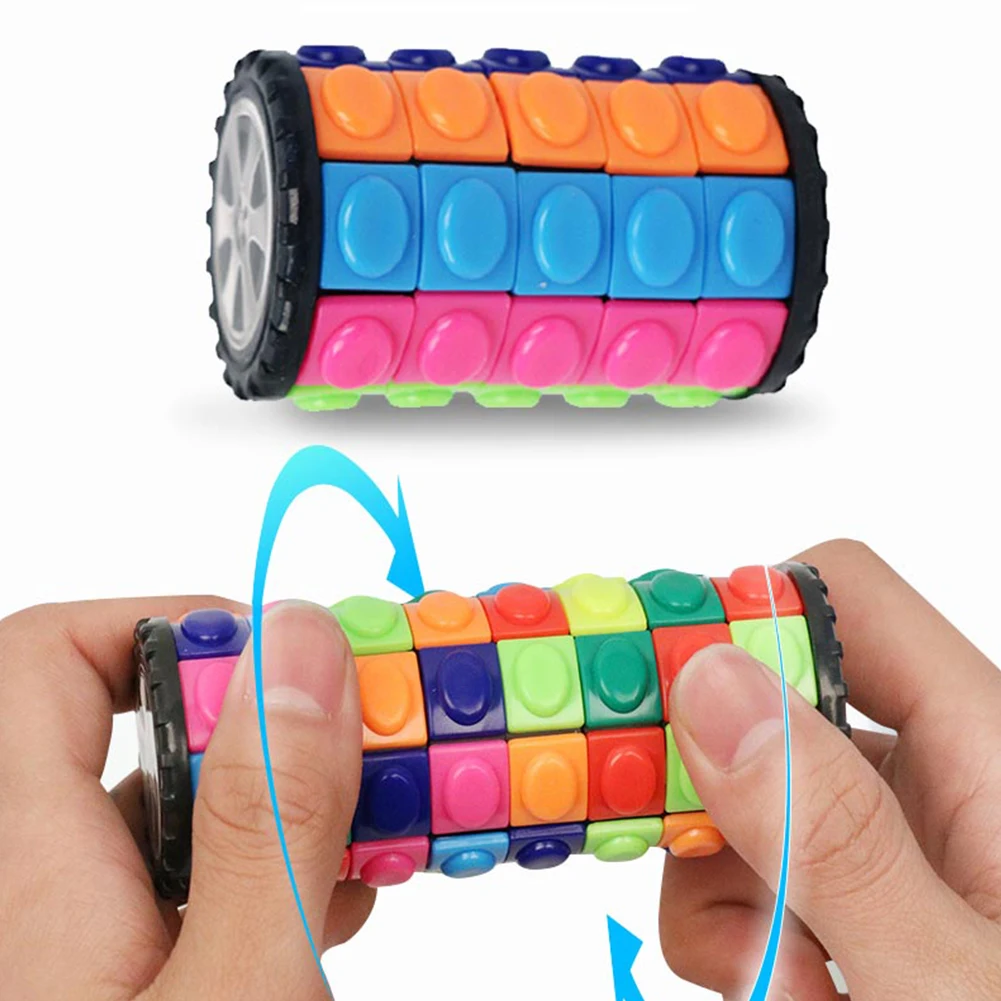

Magic Cube Stress Reliever Three-dimensional Toys Tower Rubix Cube Intellectual Fidget Toys Speed Cubes Infinity Cube Desk Toys