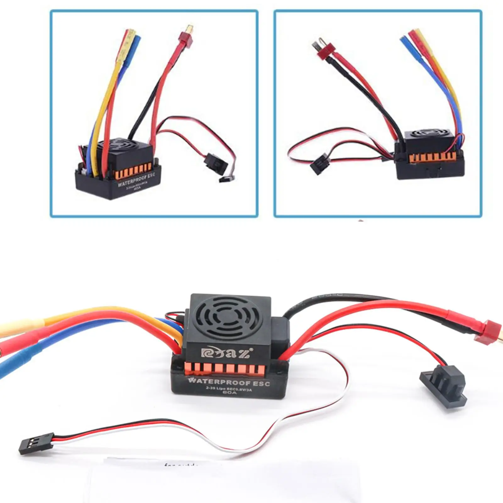 

1/10 Brushed Motor RC Car Boat Replaces Hobby Spare Parts for 1:10 RC Car Accessory