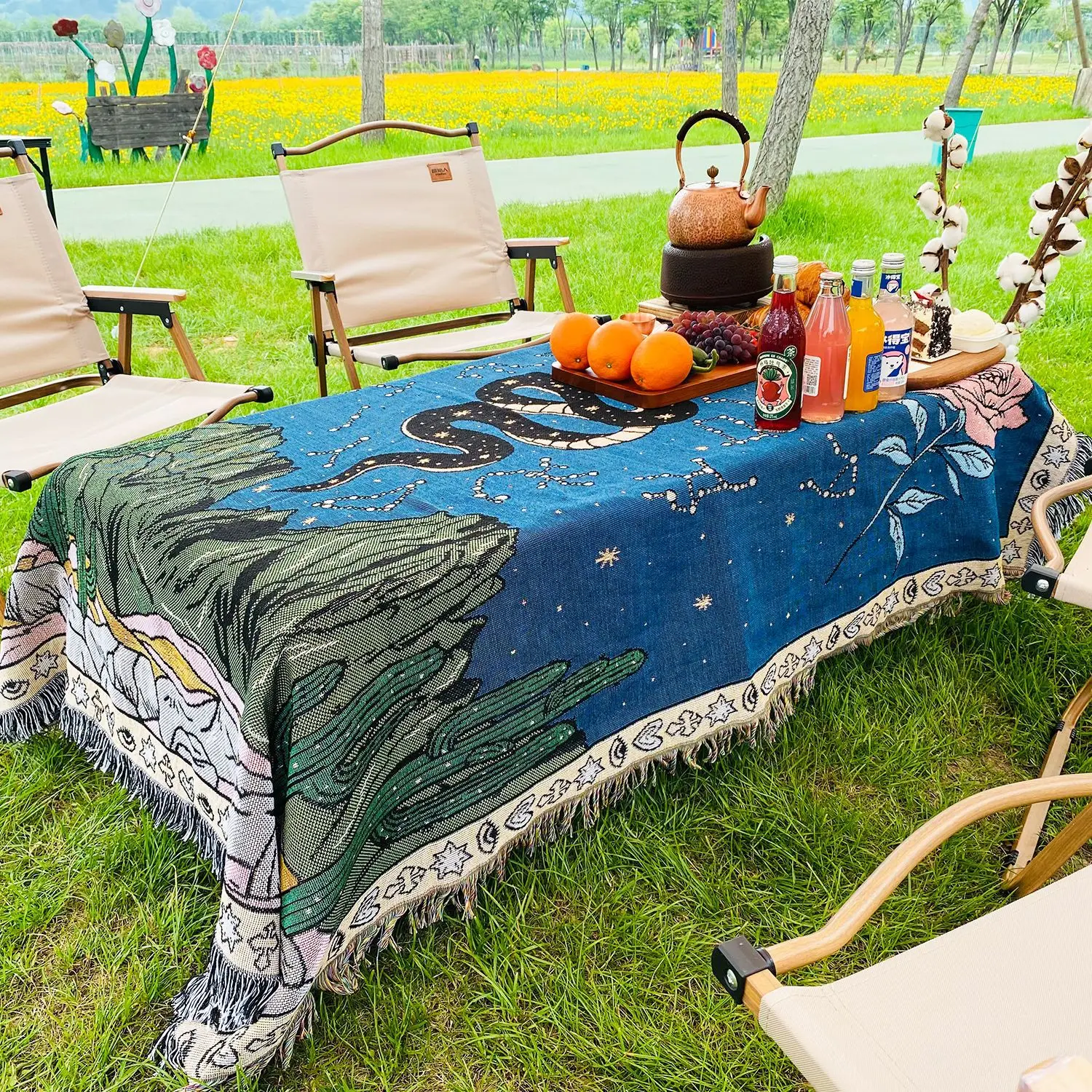 Повседневное одеяло в стиле бохо |