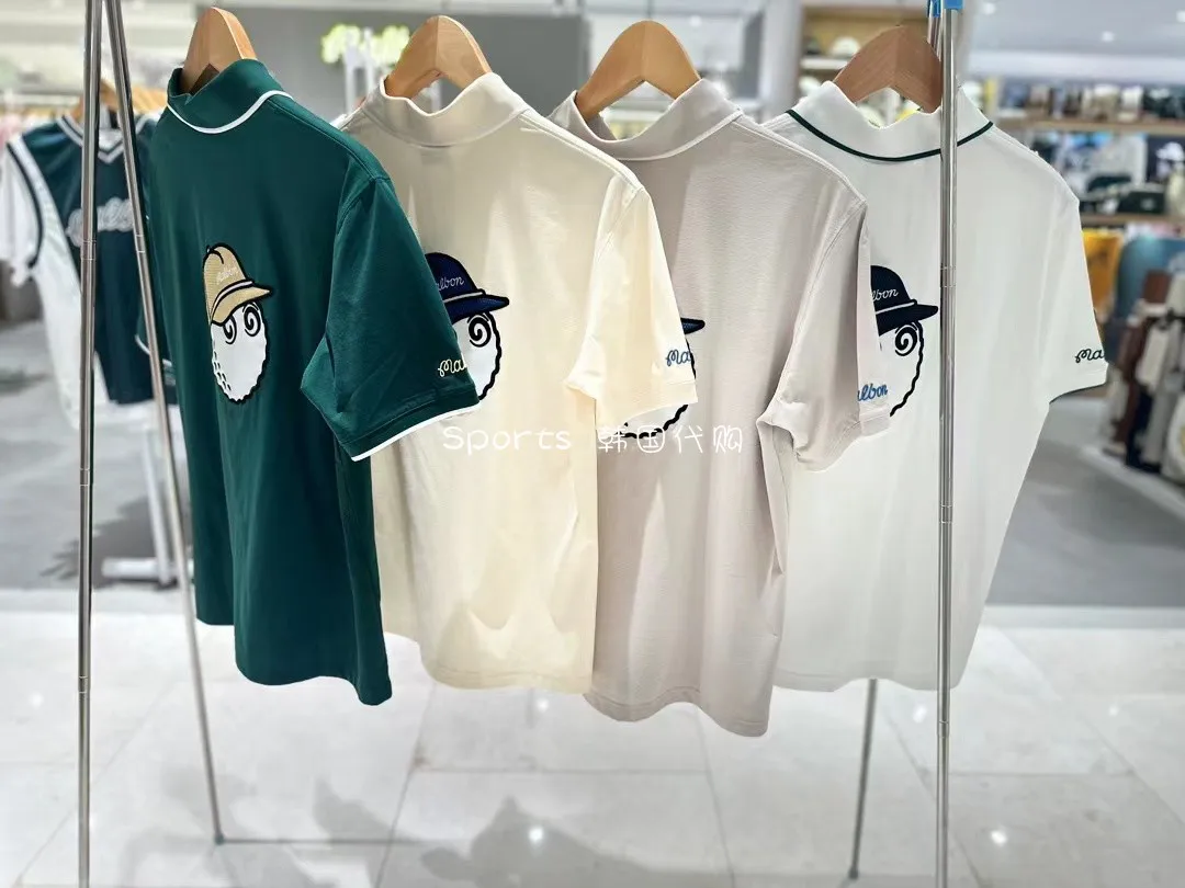 

2023 New Summer Men's Golf Polo Shirt Quality Short Sleeves T-shirt