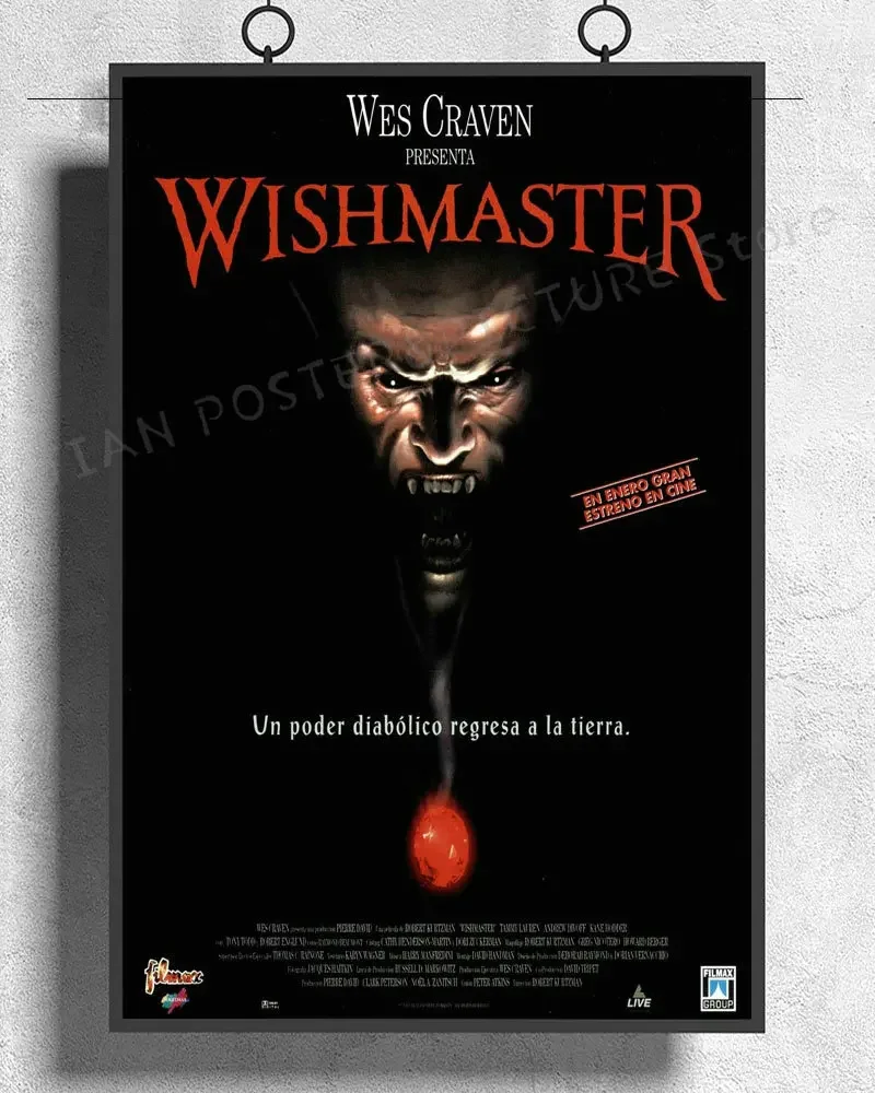 Шелковый постер Wishmaster 1997 Linbao