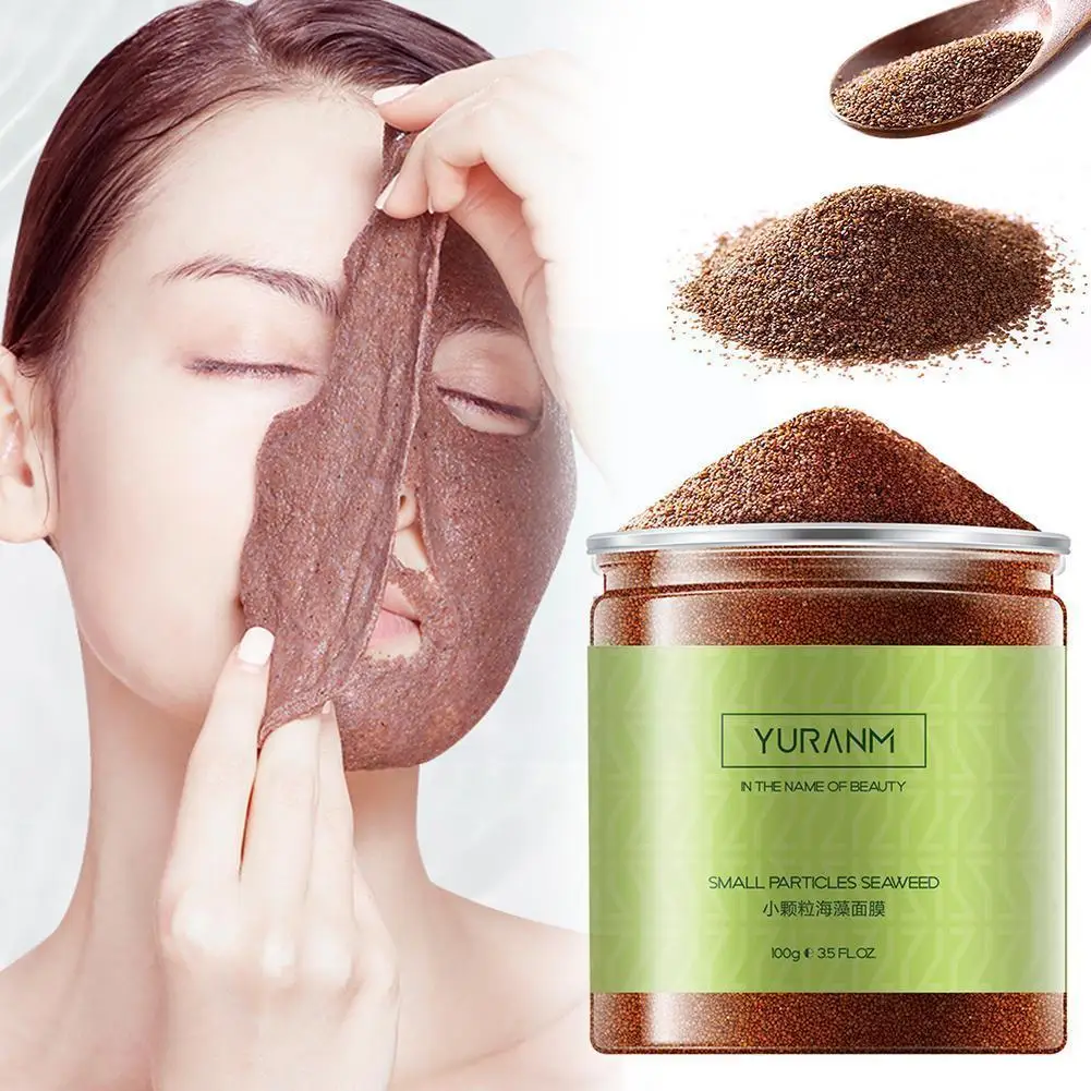 

Natural Seaweed Granules Powder Collagen Skin Wrinkle Anti Beauty Moisturizing Care Whitening Face H6v5