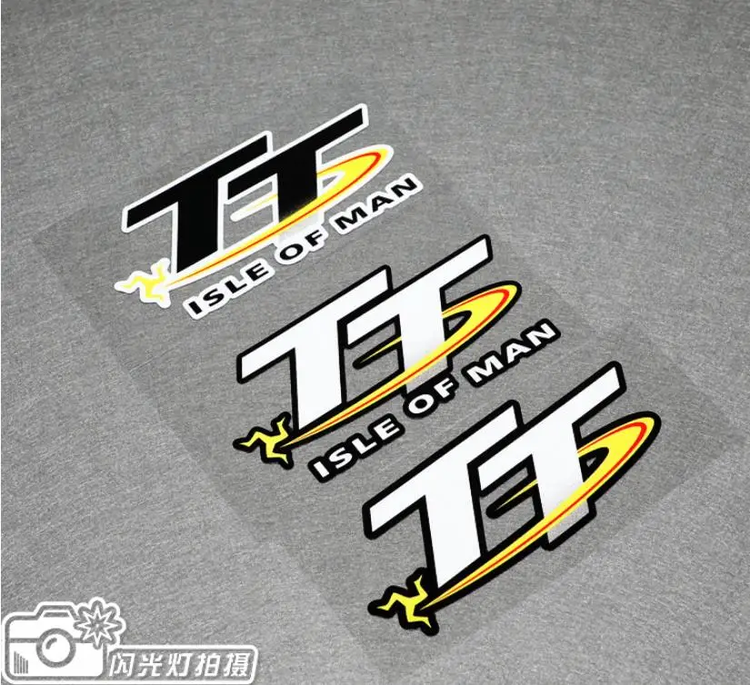 

Isle Of Man TT Stickers Reflective IOM Manx T/T Tourist Trophy Motorcycle Sticker Races Decals Vinyl For Superbike Cars