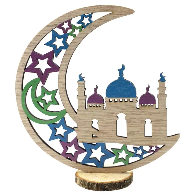 

Muslim Moon Palace-shaped Eid Al-fitr Decoration Gift Ornament Handicraft