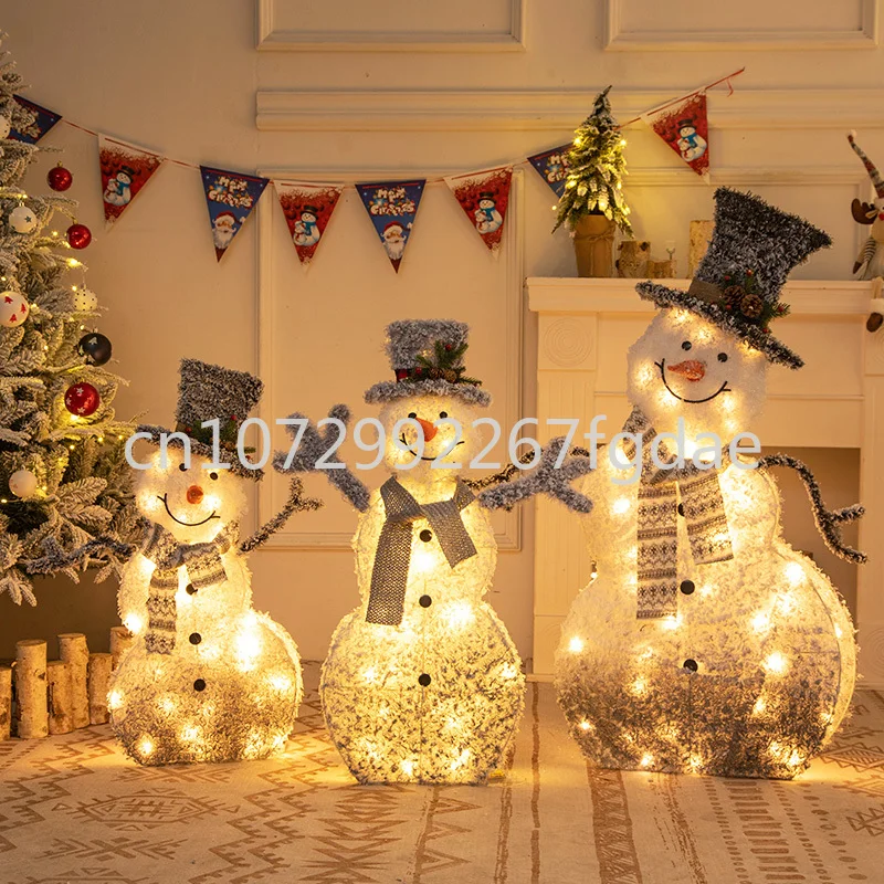 

Christmas Decoration Christmas Tree Elk Snowman Decoration Props Christmas Decoration Set Christmas Decoration Scene Layout