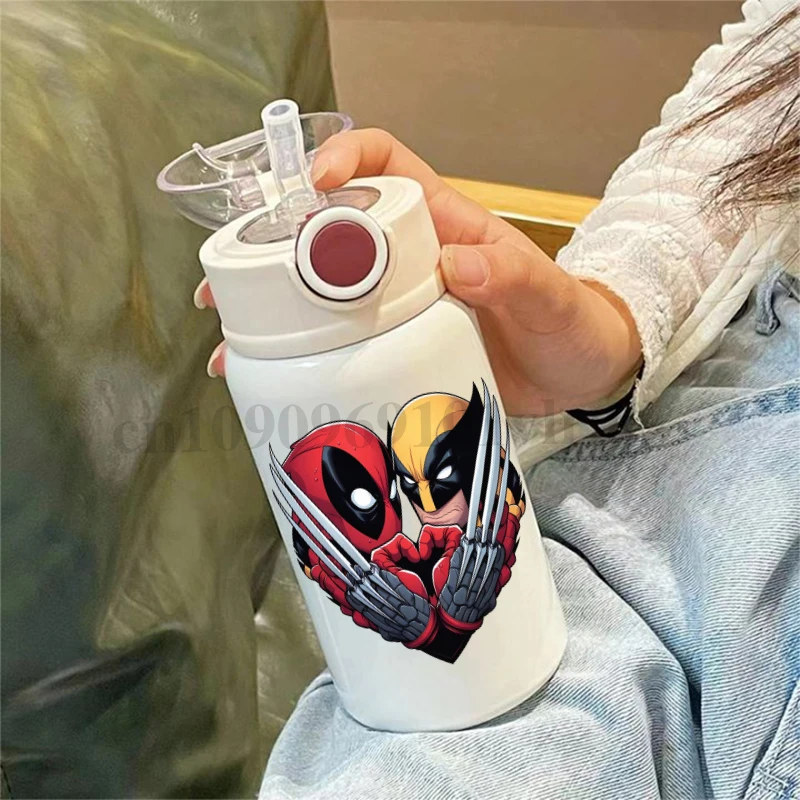 Дэдпул и Росомаха УФ-переносная наклейка DTF водонепроницаемые переводные