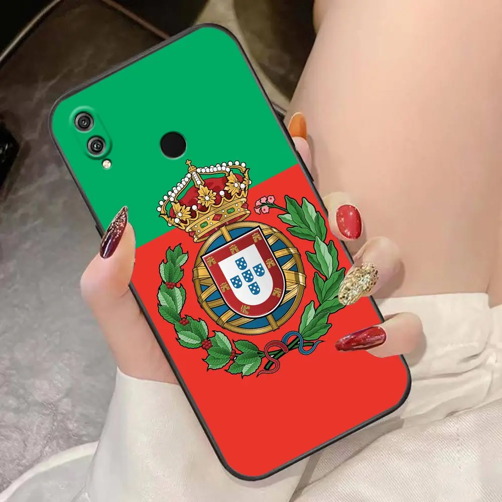 Case For HUAWEI Honor 9X 9 8 8X Max 80 70 60 50 30 20 10 10I NOTE 10 Lite Pro Case Cover Funda Coque Shell Capa Flag Of Portugal