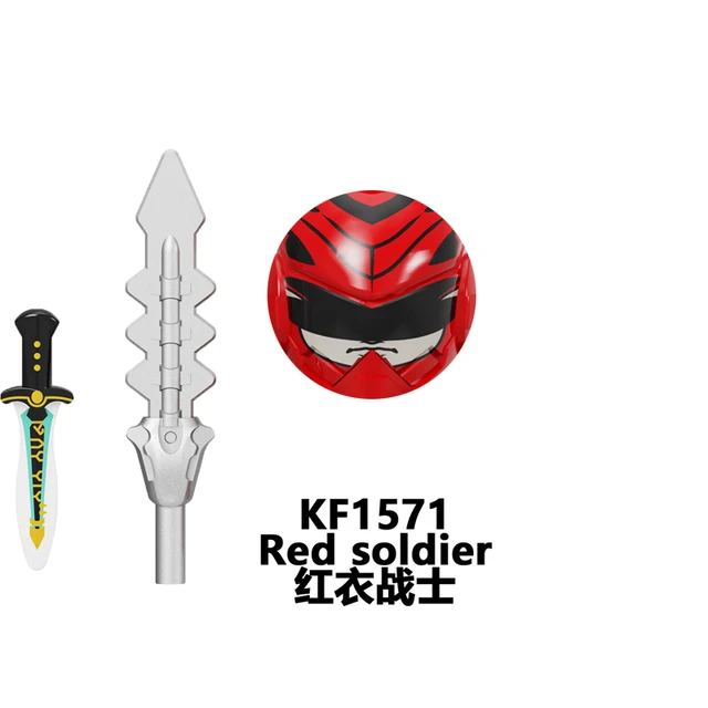 KF6144 1 шт. мини Экшн-фигурки динозавров Strike Force строительные наборы уорриоры Moc