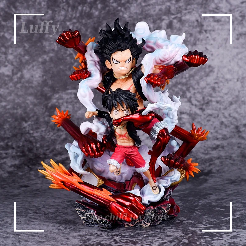 

20th Anniversary Anime One Piece LuffyAction Figure Doll Destiny Against The Snake Man Luffy Figure Statue Gk Model Ornament