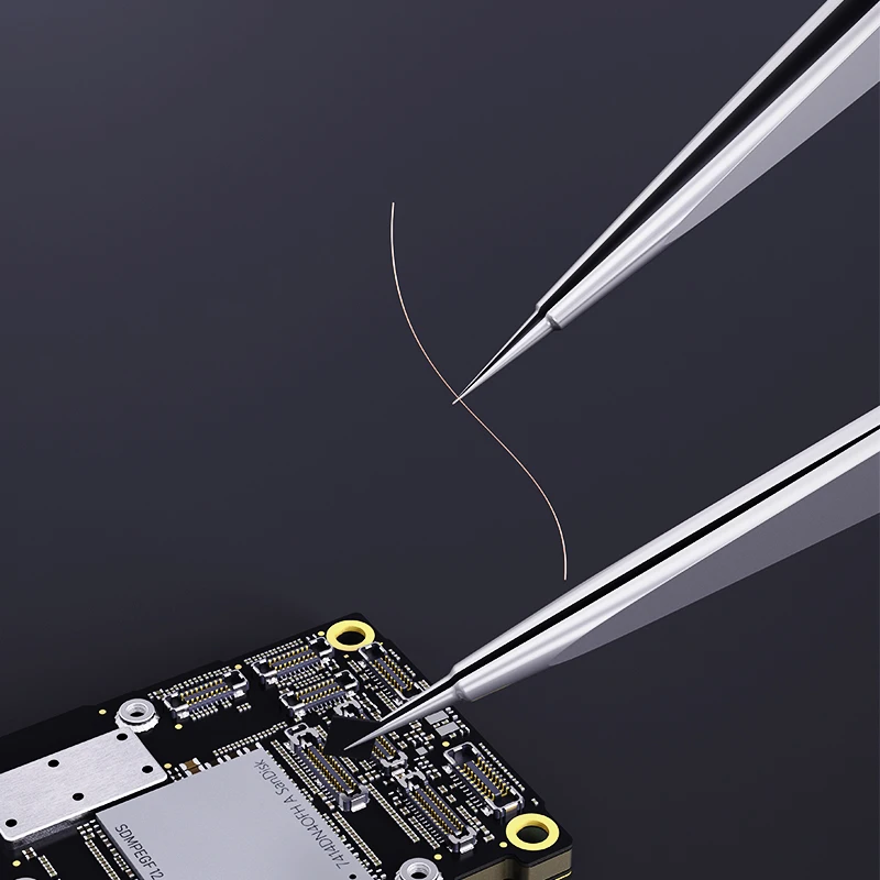 Qianli Ineezy Ручной Полированный Немагнитный Пинцет Из Нержавеющей Стали Для Ремонта