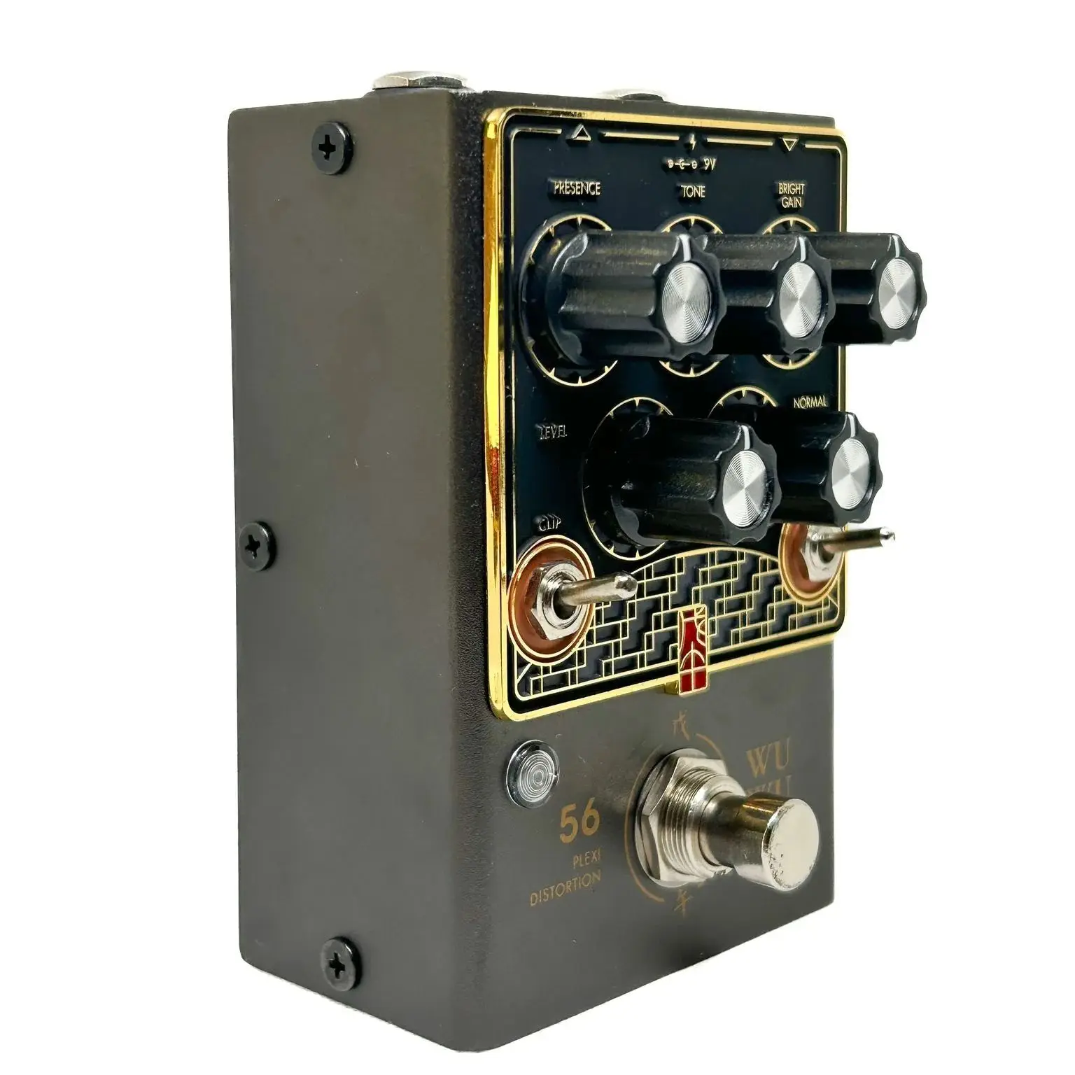 Фото Педаль Gervana Wuwu Plexi Distortion, 3-режимная педаль эффектов для гитары с ручной проводкой искажений №3