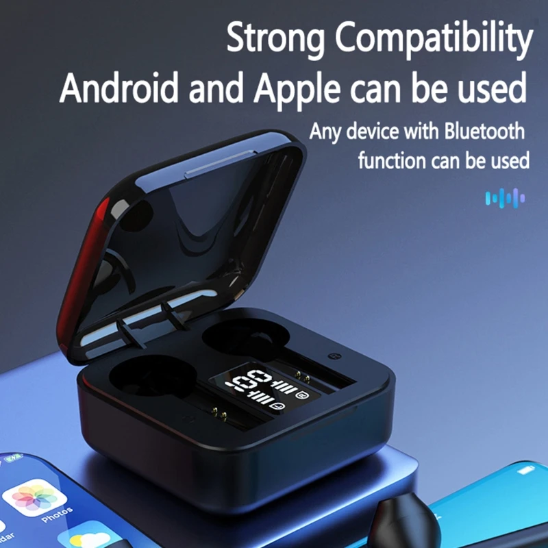 

Наушники-вкладыши Hi-Fi, наушники с автоматическим сопряжением, игровые наушники с Bluetooth-совместимыми с 5,0, одинарный и двойной переключатель ...