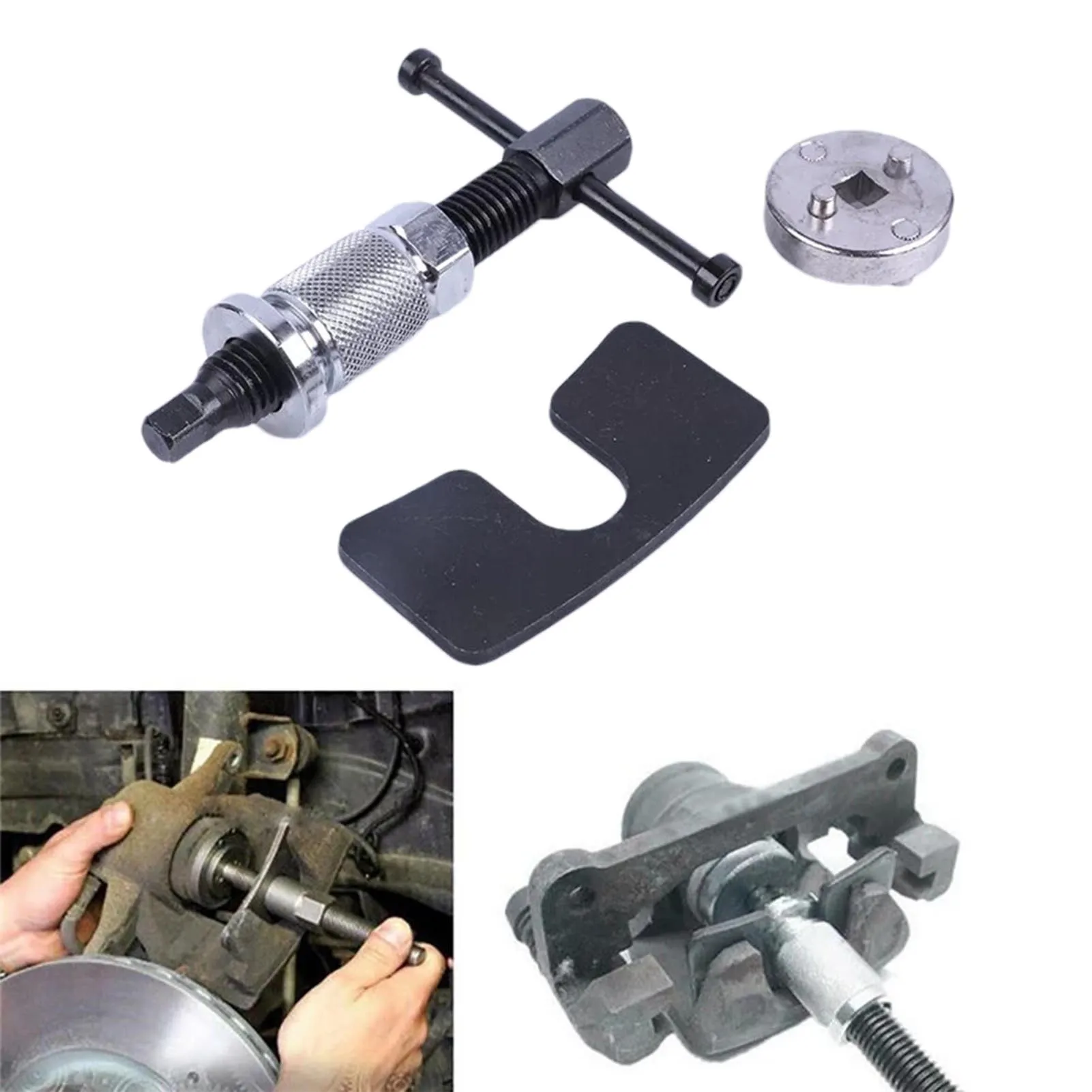 

3pcs/set Car Brake Wheel Cylinder Disc Brake Pad Caliper Separator Replacement Piston Rewind Disassemble Repair Hand Tool Kits