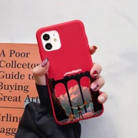 travel scenery phone case for iphone 11 12 13 mini pro xs max 8 7 6 6s plus x xr solid candy color case