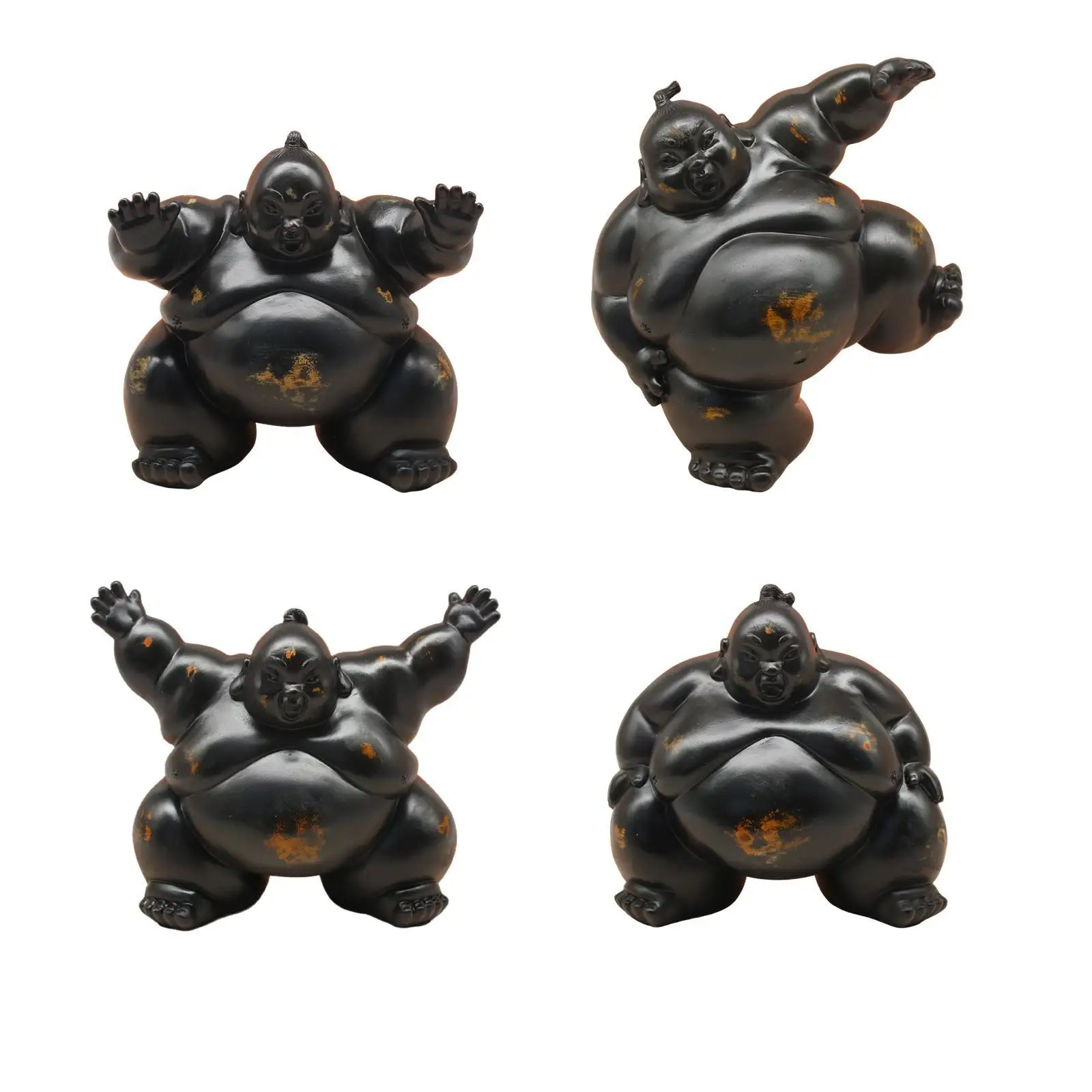 Фигурка сумо реалистичные детали украшение рабочего стола для входной офисной