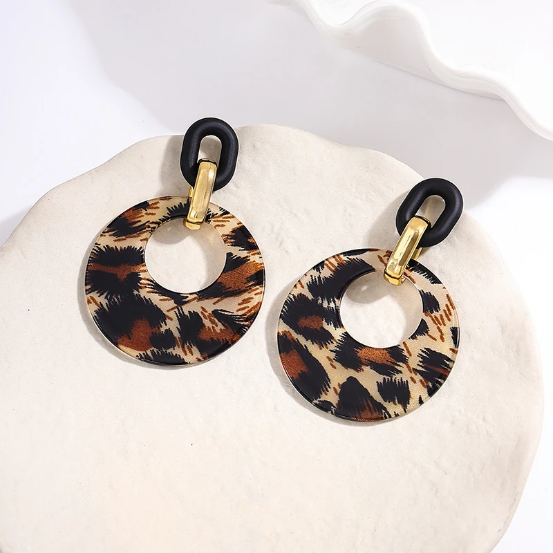 Женские акриловые серьги BE474