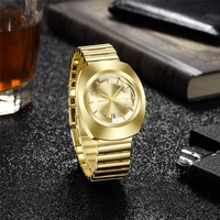 Famous Brand Men Watches 2022 New Fashion Luxury Golden Stainless Steel Quartz Watch Male Casual Calendar Wristwatch Clock Hot