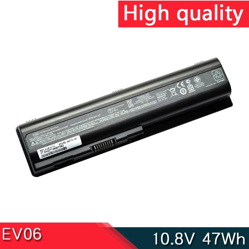Аккумулятор для ноутбука EV06 HP Pavilion DV4 DV5 DV6 G50 G61 G60 G71 484170 -001 002 484171 485041 HSTNN-XB79 IB72 DB72 LB73