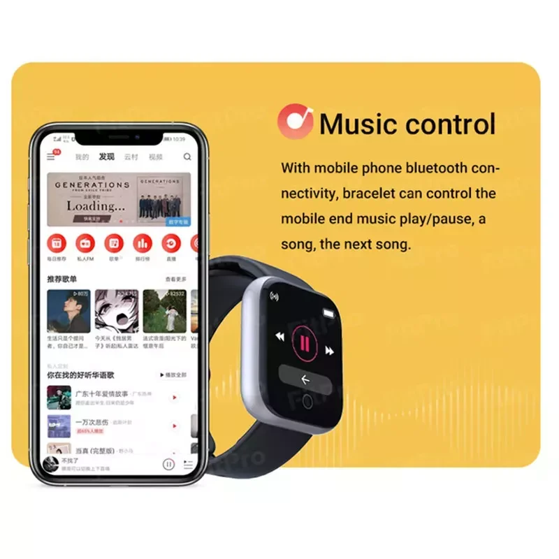 

High Quality Y68 Smartwatch 1.44 inch Screen Women Men Bluetooth Fitness Smart Watch Pedometer DIY Wallpaper Fitpro Version