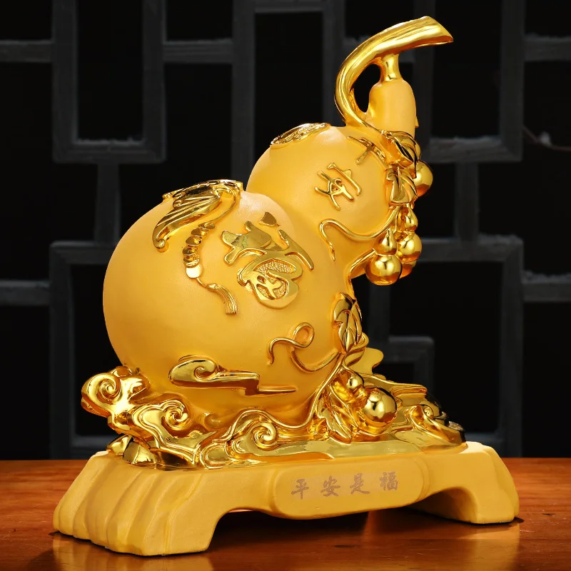

Gourd Ornaments Piggy Bank a Good Start Creative Piggy Bank Resin Craft Gifts Home Decoration Crafts