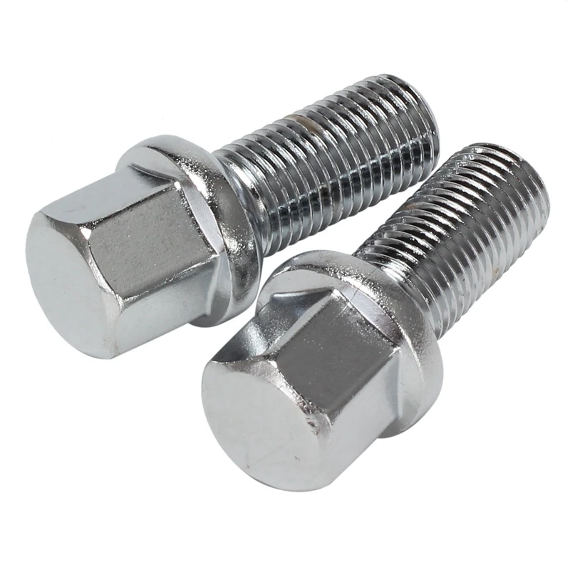 10 шт. хромированные шариковые гайки для крепления на колесо M1 5 28 мм хвостовик Porsche