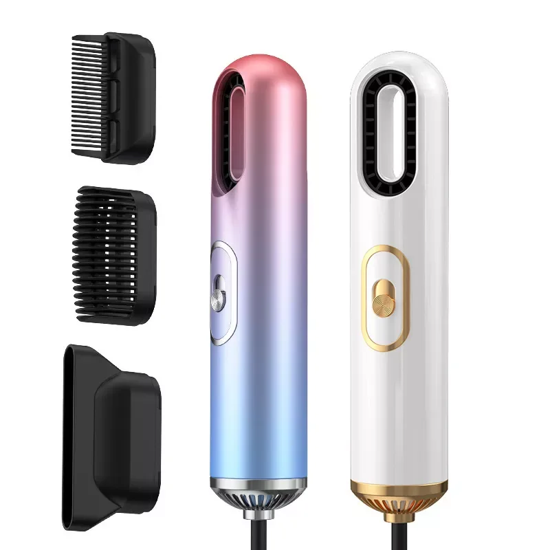 New in In 1  Hot Air Comb Hair Drying Styler Brush Fast Heating Curling Iron Straightener Curler Multifunctional Hair Tools free