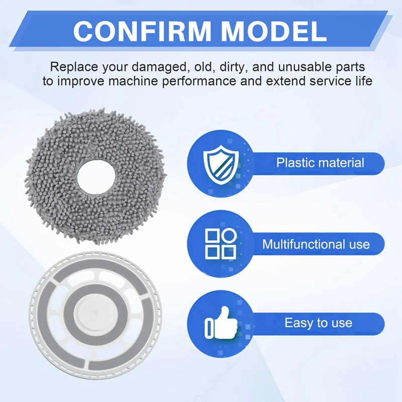 Лоток для швабры Roborock P10/P10pro Q Revo0/Q Revo5 Revo Maxv держатель крепление запасные